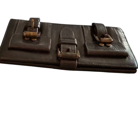 Mulberry Roxanne Wallet in Brown Leather, Authenticated Pre-owned Vintage - Picture 3 of 16